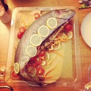 Braised Salmon Trout